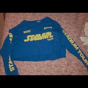 Justin Bieber Purpose Tour Crop Top